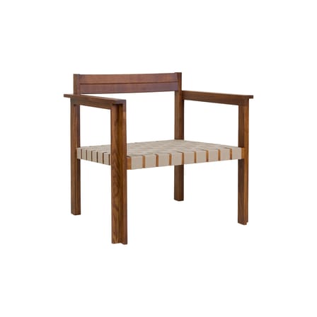 Fauteuil bas Symmetry bois naturel - Frama 