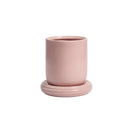 Churros Flowerpot ceramic pink / Ø 19.5 x H 21 cm - & klevering