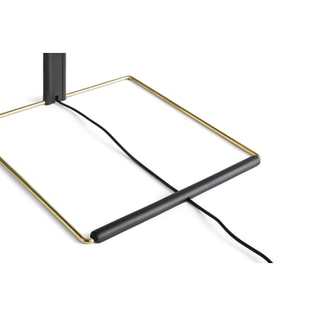Lampe de table Matin Large LED tissu blanc / H 52 cm - Hay