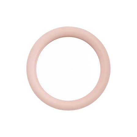 Miroir mural Duplum céramique rose / Ø 48,3 cm - raawii