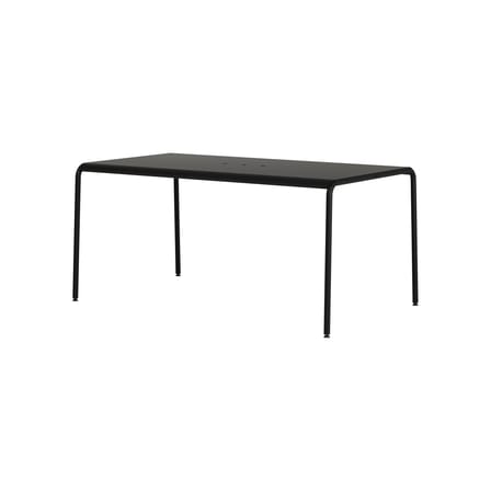 Table rectangulaire Panorama métal noir / 160 x 90 cm - 6 places - TIPTOE