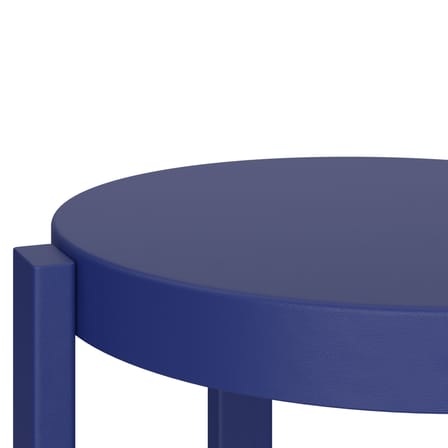 Tabouret haut Doon métal bleu / H 65 cm - NOO.MA