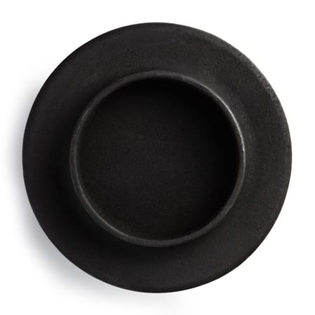 Heima Candle stick metal black For block candles - Normann Copenhagen