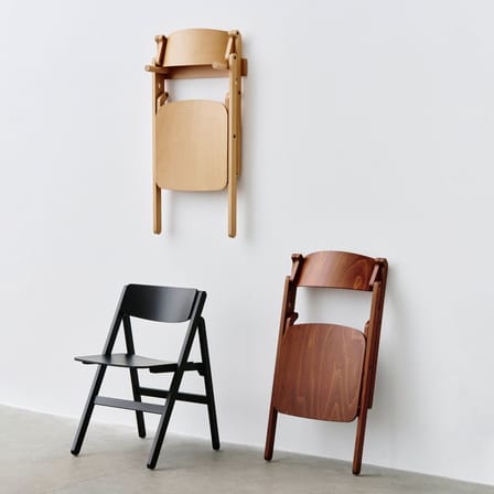 Chaise pliante Backflip bois noir - Hay