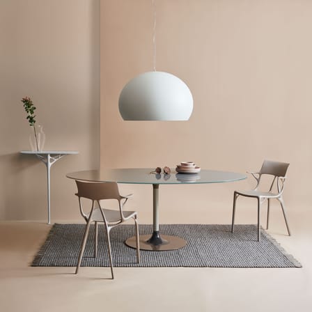 Console murale A.I. / L 75 x P 24 cm - Conçu par intelligence artificielle / Recyclé - Kartell