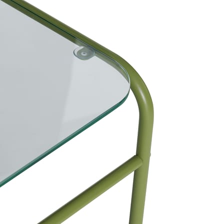 Chariot Zephyr verre vert / 43 x 42 cm - HÜBSCH