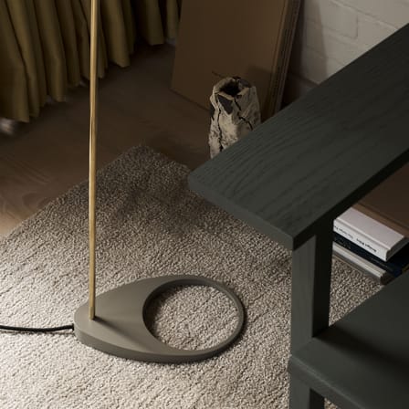 Lampadaire AJ métal gris / Orientable - Arne Jacobsen, 1957 - Louis Poulsen