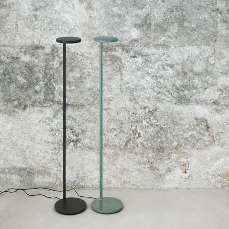 Lampadaire Oblique LED métal vert - Flos