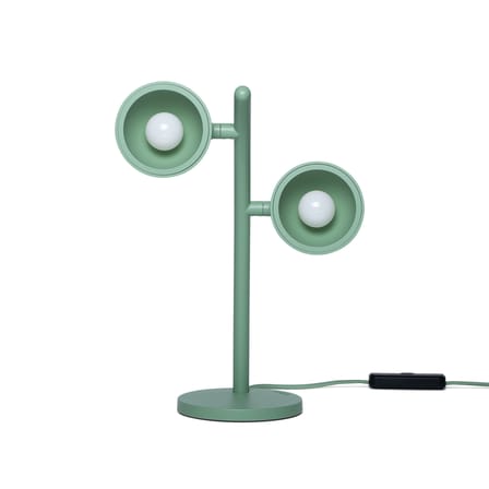 Lampe de table Little Lebow métal vert / 2 spots orientable - Fatboy