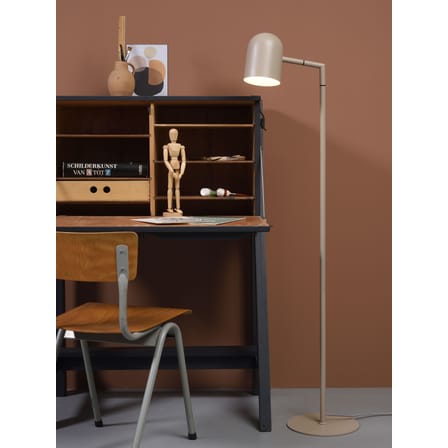 Lampadaire Marseille métal beige / Orientable - H 141 cm - It's about Romi