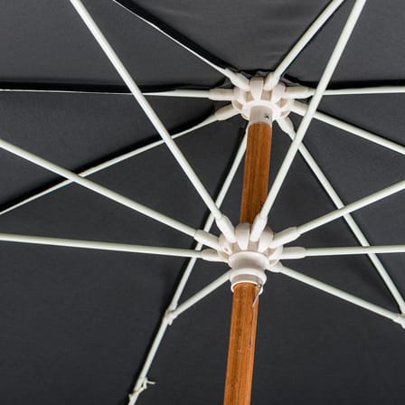 The Amalfi Riviera Parasol textile black / Ø 230 cm - BUSINESS & PLEASURE