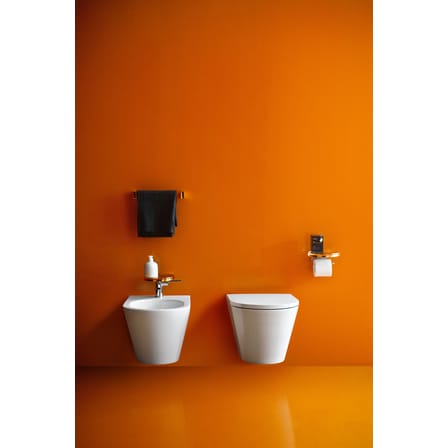 Porte-serviettes mural Rail plastique marron / L 30 cm - Kartell