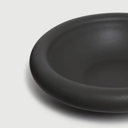 Dough Soup plate ceramic black / Ø 33 x H 7.5 cm - TOOGOOD
