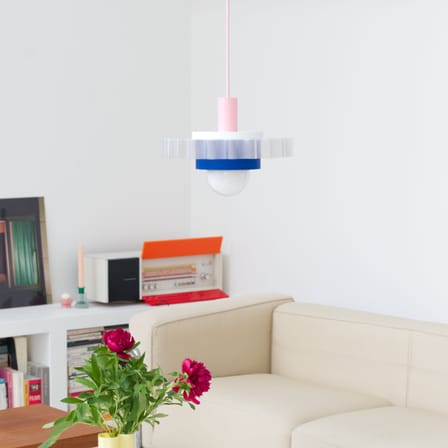 Suspension Gigi n°3 / Ø 28 x H 14,5 cm - Plastique recyclé / Fabriqué en France - Warren & Laetitia