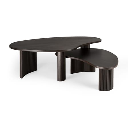 Table basse Boomerang bois naturel / 90 x 61 x H 29 cm - Acajou - Ethnicraft