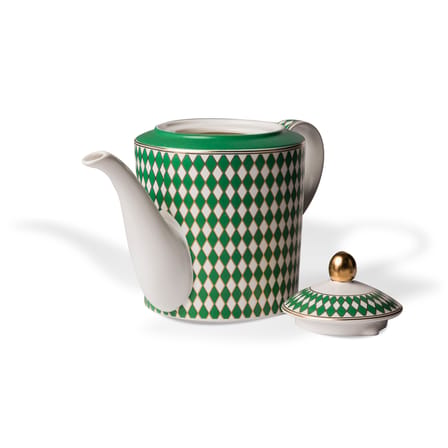 Théière Chess céramique vert / 1,1 L - Pols Potten