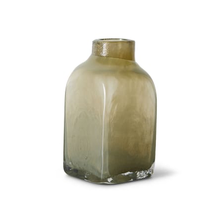 Vase Atelier Small verre vert / H 20 cm - HK LIVING