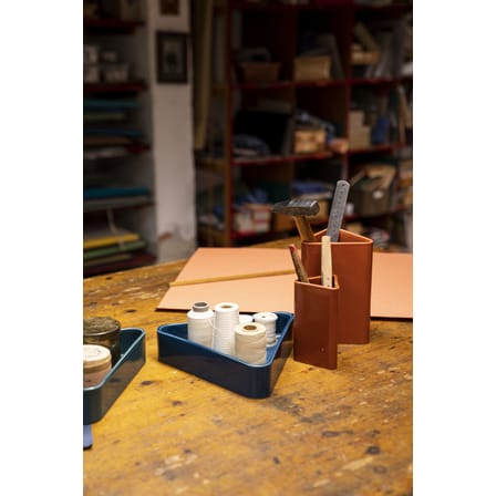 Vase Canvas Large céramique marron / H 20,5 cm - Fait main - raawii