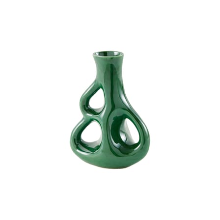 Vase Three Ears Small céramique vert / H 21 cm - POLSPOTTEN