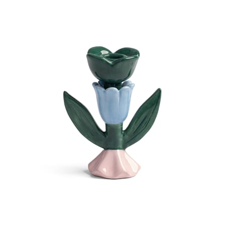 Bougeoir Blume Medium céramique / Peint à la main - & klevering
