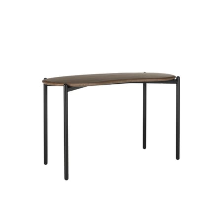 Bureau Lunat bois naturel / 119 x 59 cm - Noyer - Kartell