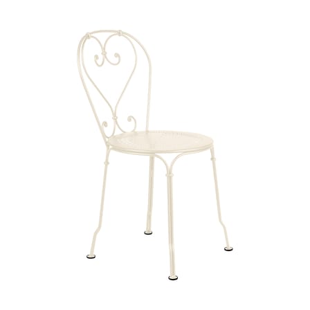 Chaise empilable 1900 métal beige - Fermob