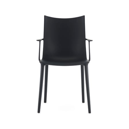 Chaise H.H.H plastique noir / Soft touch - Recyclé - Kartell
