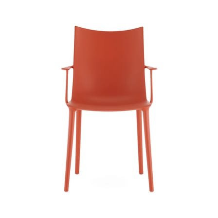 Chaise H.H.H plastique orange / Soft touch - Recyclé - Kartell