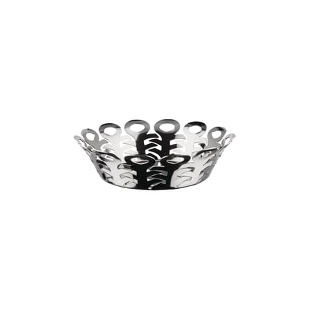 Corbeille Vimini métal argent Small / Ø 22 cm - Alessi