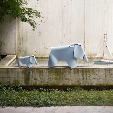 Décoration Eames Elephant RE (1945) vert / L 78,5 cm - Plastique recyclé - Vitra