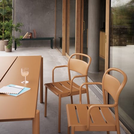 Fauteuil empilable Linear métal - Muuto