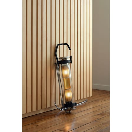 Lampe d'extérieur Balke métal verre blanc / L 65 cm - SAMMODE STUDIO