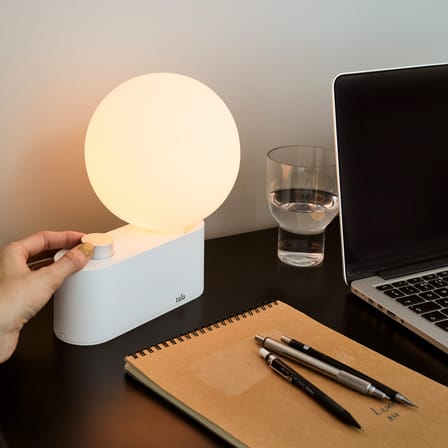 Lampe de table Alumina métal blanc / Applique - TALA