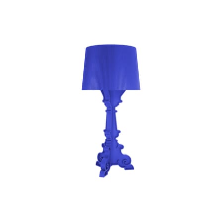 Lampe de table Bourgie plastique bleu / H 68 à 78 cm - Ferruccio Laviani, 2004 - Kartell