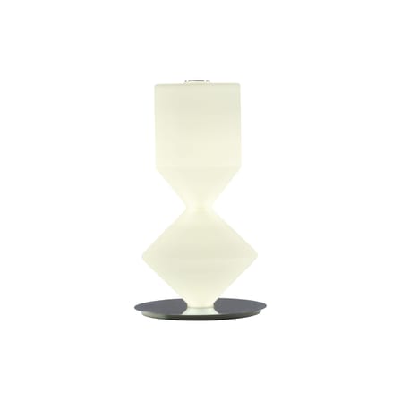 Lampe de table Costantina Opal verre blanc / LED - Small H 47 cm - Mogg