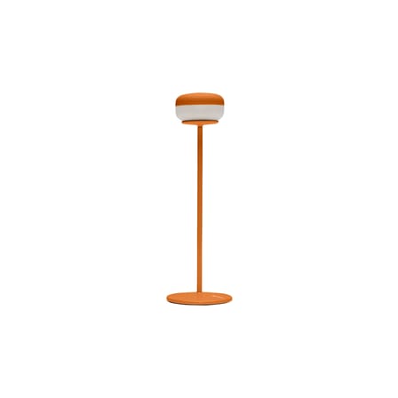 Lampe extérieur sans fil rechargeable Cheerio LED orange / Ø 8 x H 26 cm - Fatboy