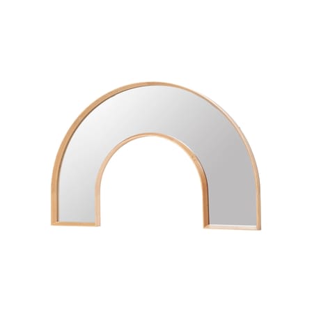 Miroir mural Alva bois naturel / L 139 x H 90,5 cm - BROSTE COPENHAGEN