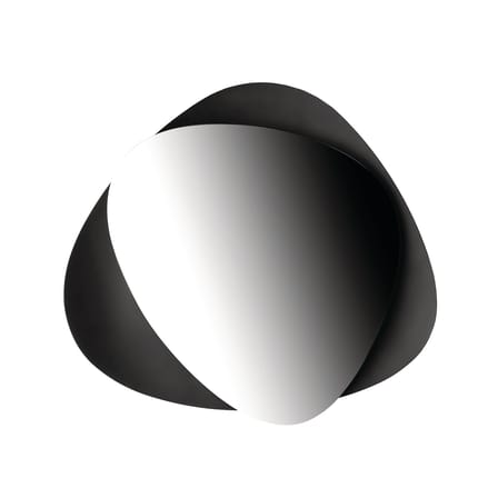 Miroir mural Colombina métal noir / 65 x 73 cm - Alessi
