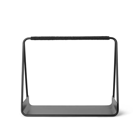 Panier à bûches Port métal noir / L 50 cm - Ferm Living
