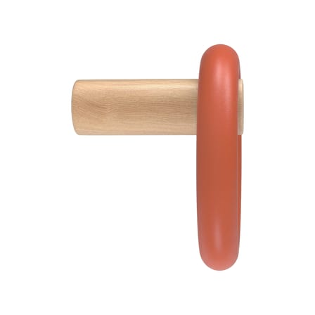 Patère Fernand bois orange Horizontale - Hartô