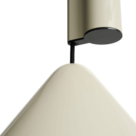 Pendelleuchte Compass metall weiß / Verstellbare Höhe mit Gegengewicht - Ø 43 cm - Hay