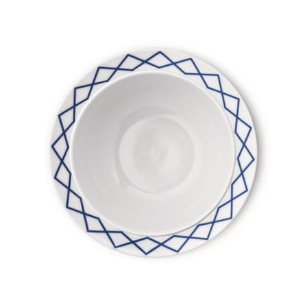 Saladier La Bella Tavola céramique bleu / Ø 29 cm - Ettore Sottsass - Alessi