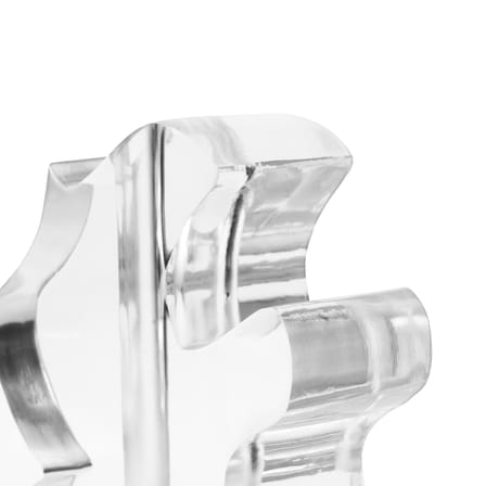 Soliflore Draw Small transparent / Résine - H 17 cm - Normann Copenhagen