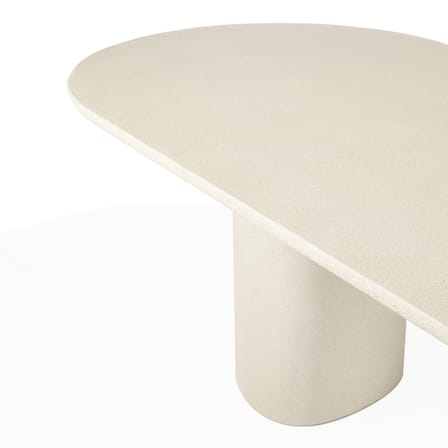 Table ovale Elements / 240 x 100 cm - 10 personnes / Microciment - Ethnicraft