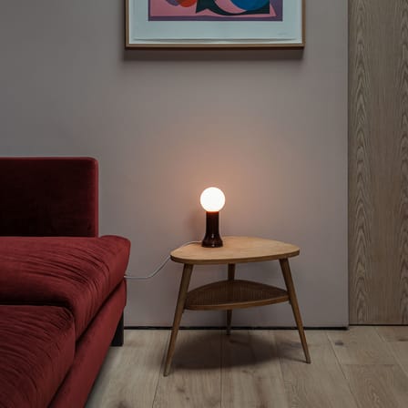 Tischleuchte Shore glas braun - TALA