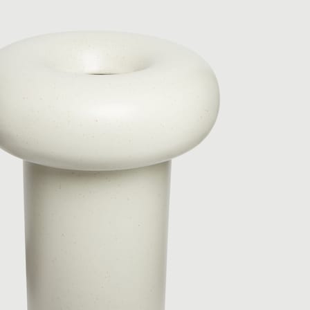 Vase Dough céramique blanc / Ø 18 x H 26 cm - TOOGOOD