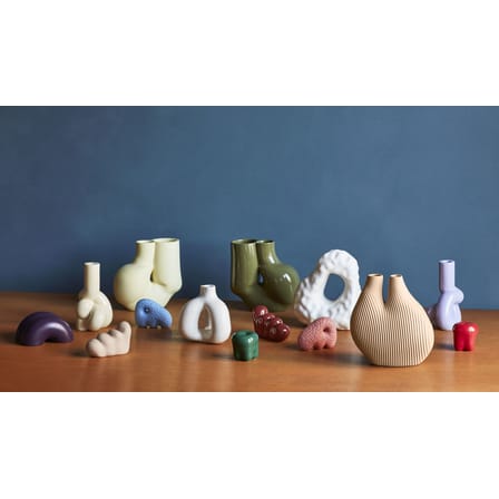 W&S - Chamber Vase ceramic beige white / Porcelain - Hay