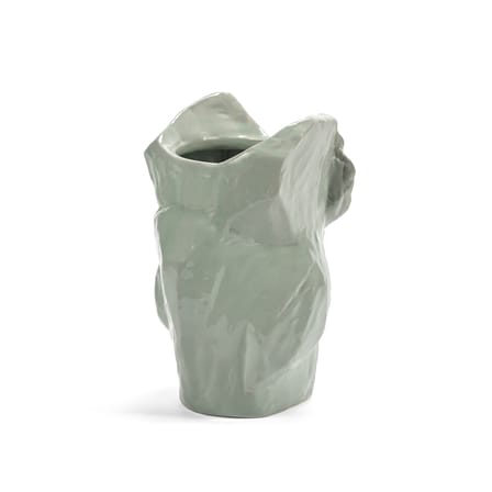 Vaso Hibou Small ceramica blu di Marni / H 23 cm - Serax