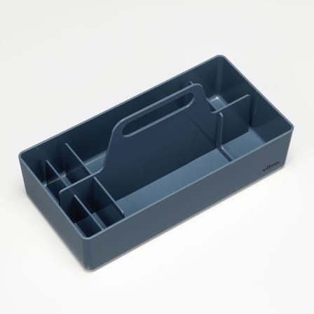 Bac de rangement Toolbox RE plastique bleu / Recyclé - 32 x 16 cm / Arik Levy, 2010 - Vitra