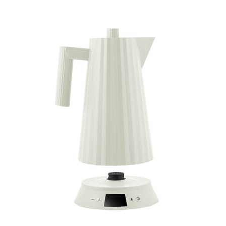 Bouilloire électrique Plissé plastique blanc / 1,7 L - Contrôle de la température - Alessi